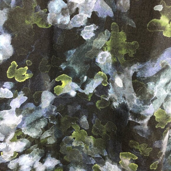 CLOTH & STONE Anthropologie MultiColor Floral Print Tie Collar Button Shirt - Picture 10 of 12